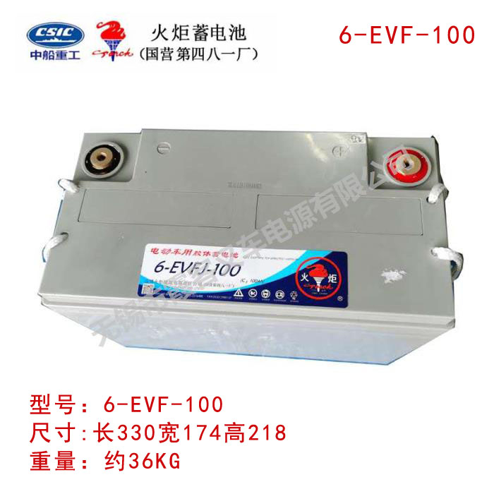 6EVF-100火炬蓄电池